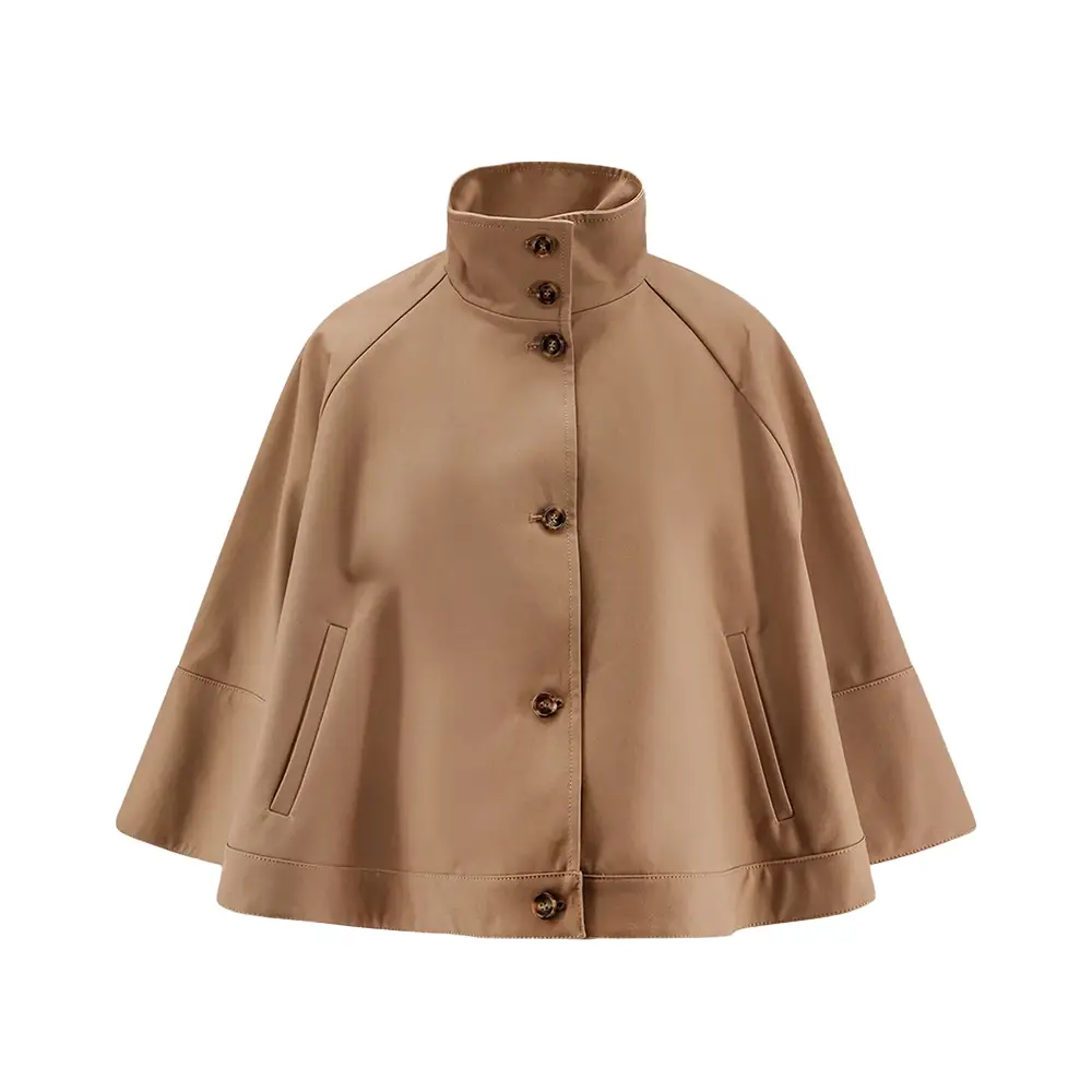 ポンチョ・ケープ Max Mara Fulcro Cotton Cape Max Mara Fulcro Cotton Cape Brown – voilà.id