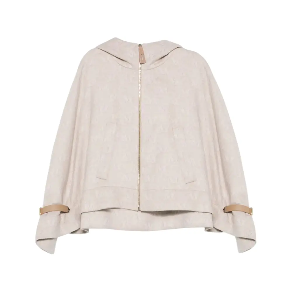 Max Mara Derrik Handsewn Cashmere Cape Beige – voilà.id