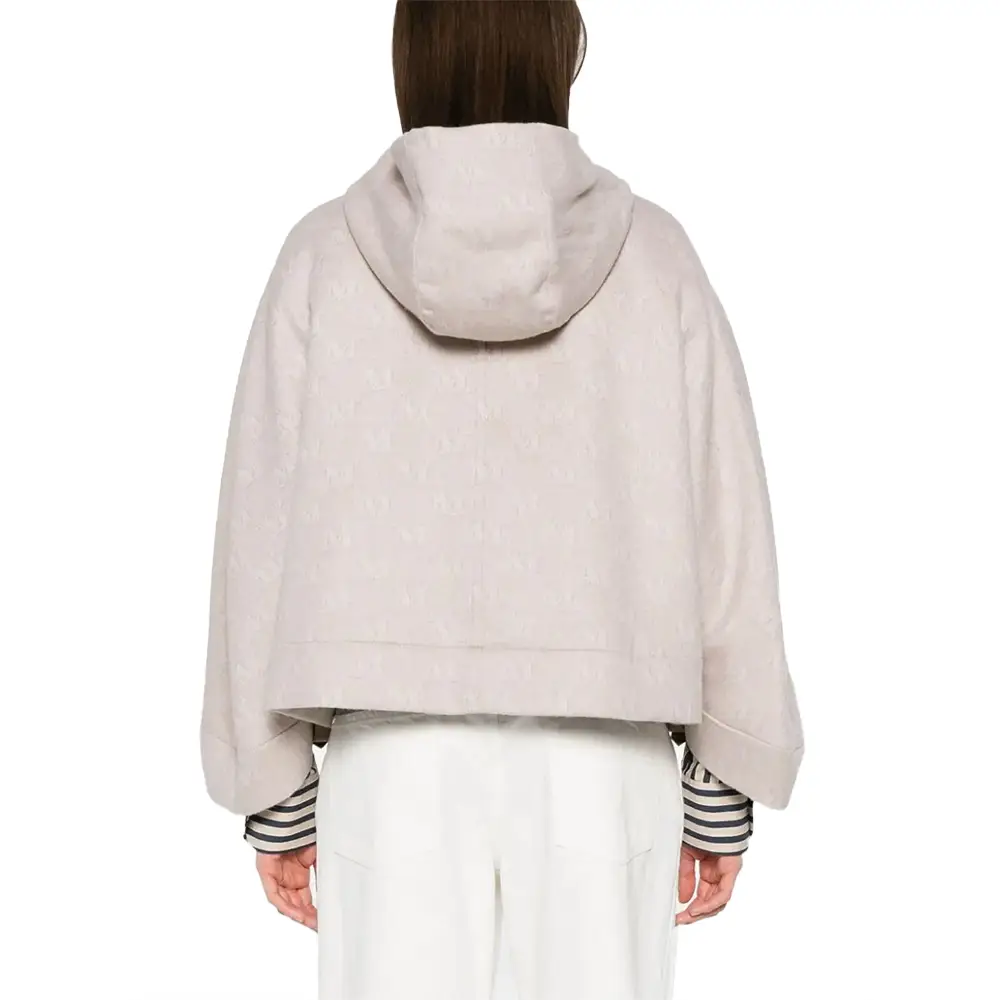 VIP【送料関税込】MAX MARA WOOL HOODED CAPE Max Mara Wool Hooded Cape Light Beige – voilà.id