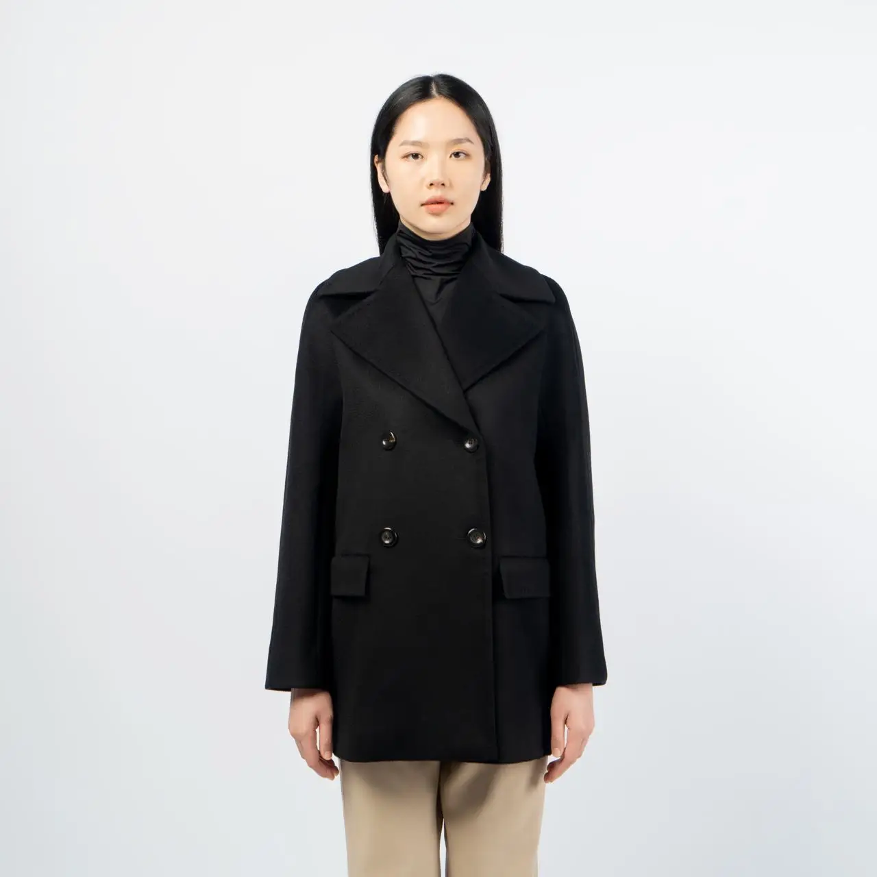 Max Mara Kent Coat Jacket Black – voilà.id