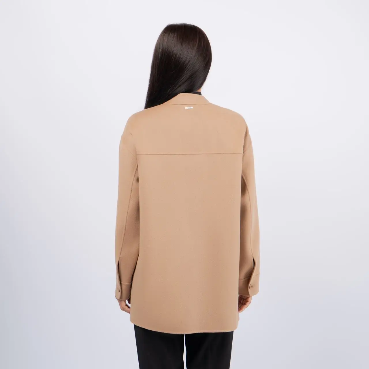 【関税込み】Max Mara タン Costanza ジャケット Wool jacket with mandarin collar, camel | 