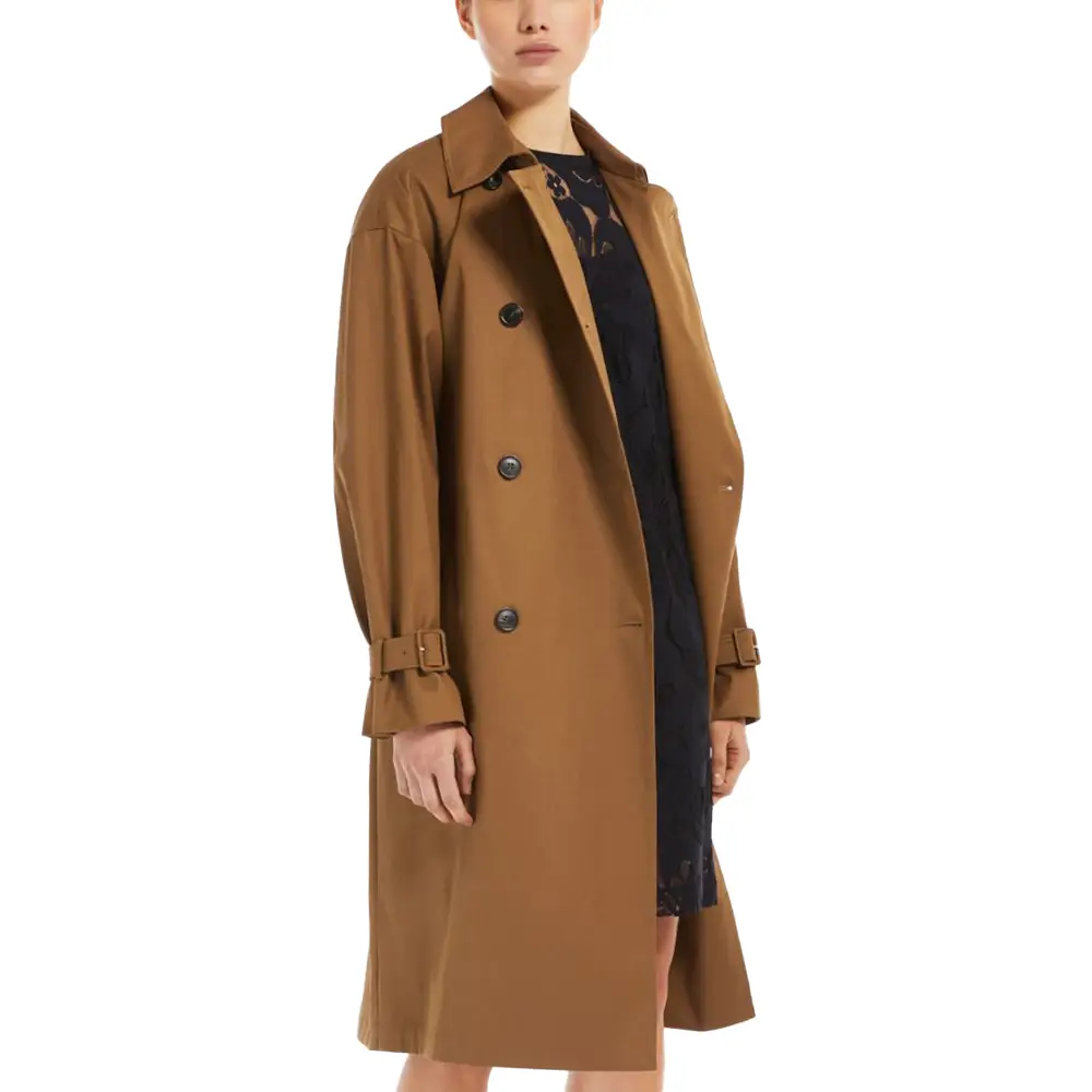 Max Mara Ebrien Trench Coat Brown – voilà.id