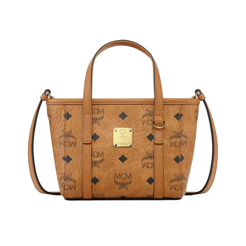 MCM X-Mini Toni Top-Zip Visetos Shopper Bag Cognac – voilà.id