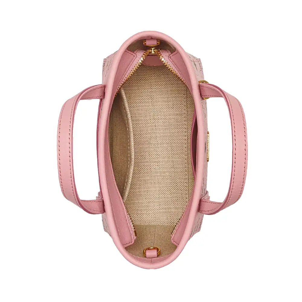 MCM X-Mini Toni Top-Zip Visetos Shopper Bag Soft Pink – voilà.id