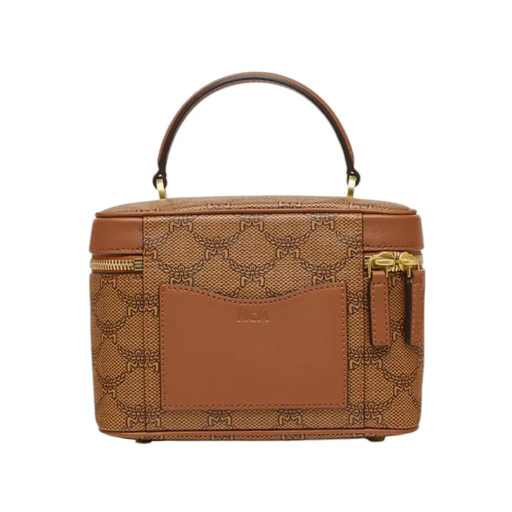 [MCM]★Himmel Loretos Vanity Case Small Himmel Vanity Case in Lauretos Beige | MCM ®US