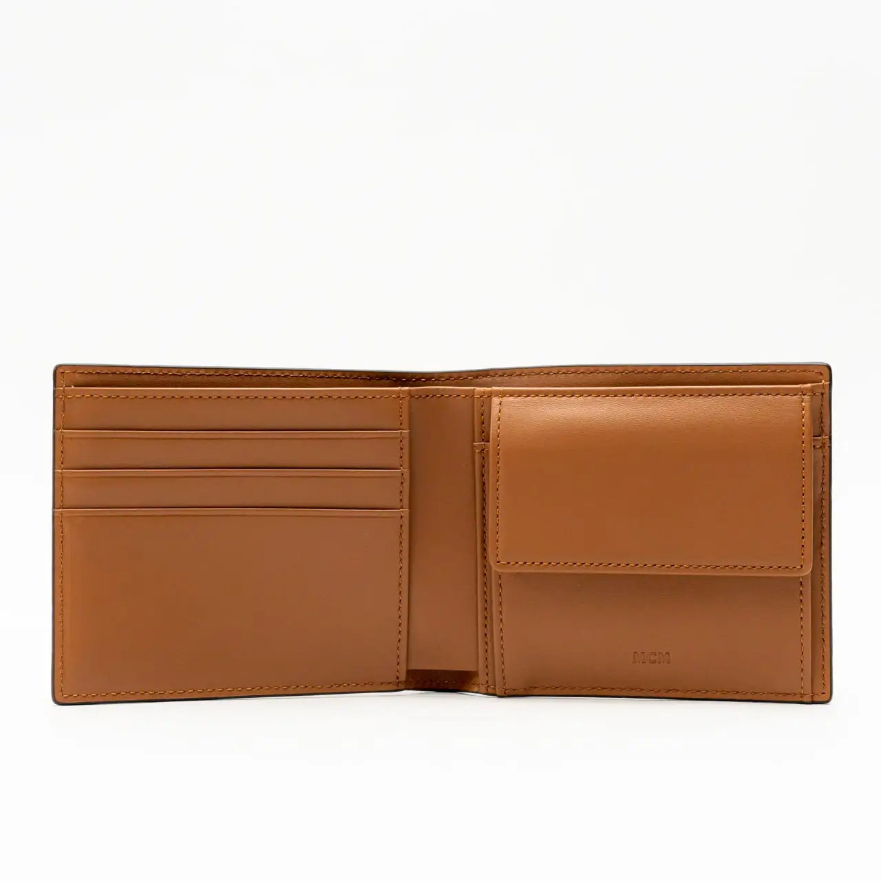 [MCM]★Himmel Lauretos Continental Wallet Large Himmel Crossbody Wallet in Lauretos Cognac | MCM ®US