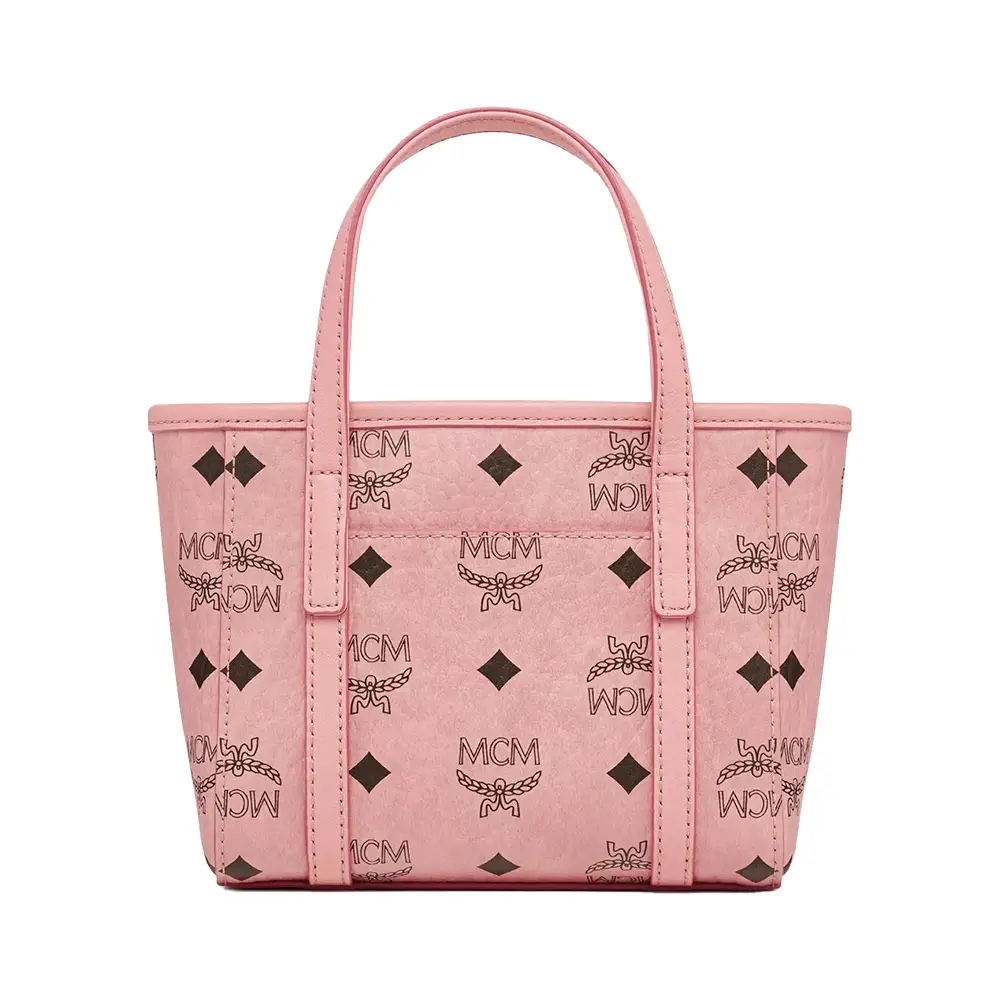 MCM X-Mini Toni Top-Zip Visetos Shopper Bag Soft Pink – voilà.id