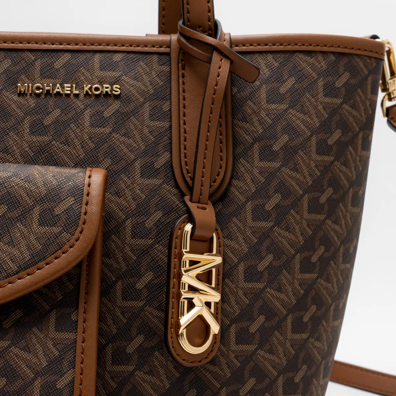 ☆MICHAEL KORS☆ ELIZA XS E-W Tote 2wayバッグ BROWN/ACORN♪ Buy Michael Kors Eliza Large East West Open Tote - *NY*Brown