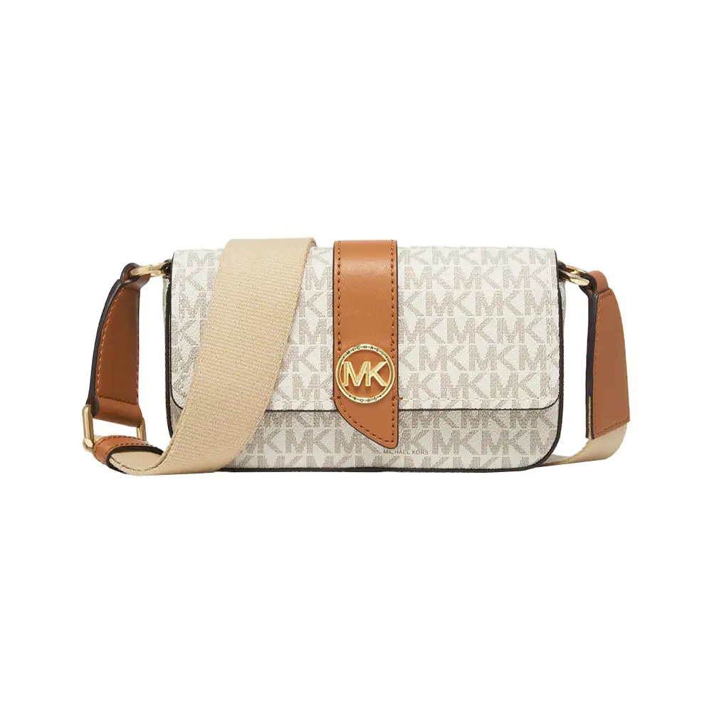 Michael Kors Greenwich Extra-Small Logo and Faux Leather Michael Kors Greenwich Extra-Small Logo and Faux Leather