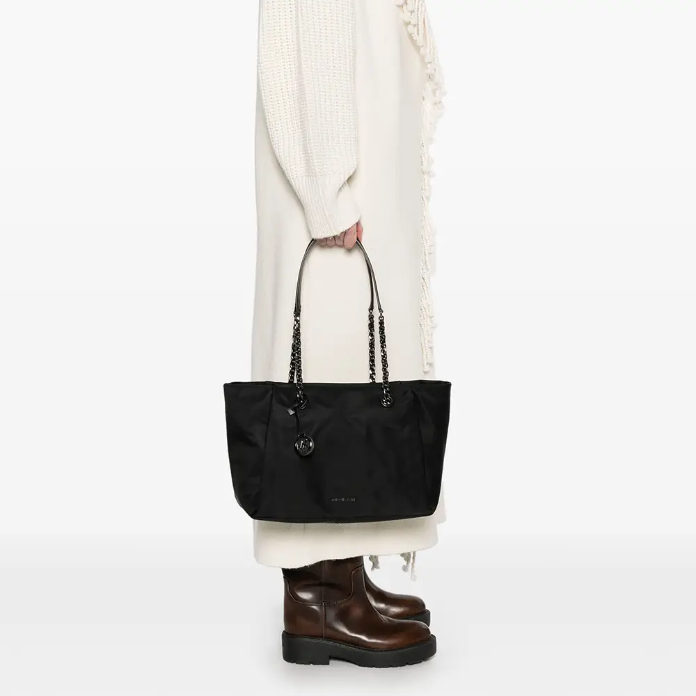 Michael Kors Georgia Nylon Tote Bag Black – voilà.id