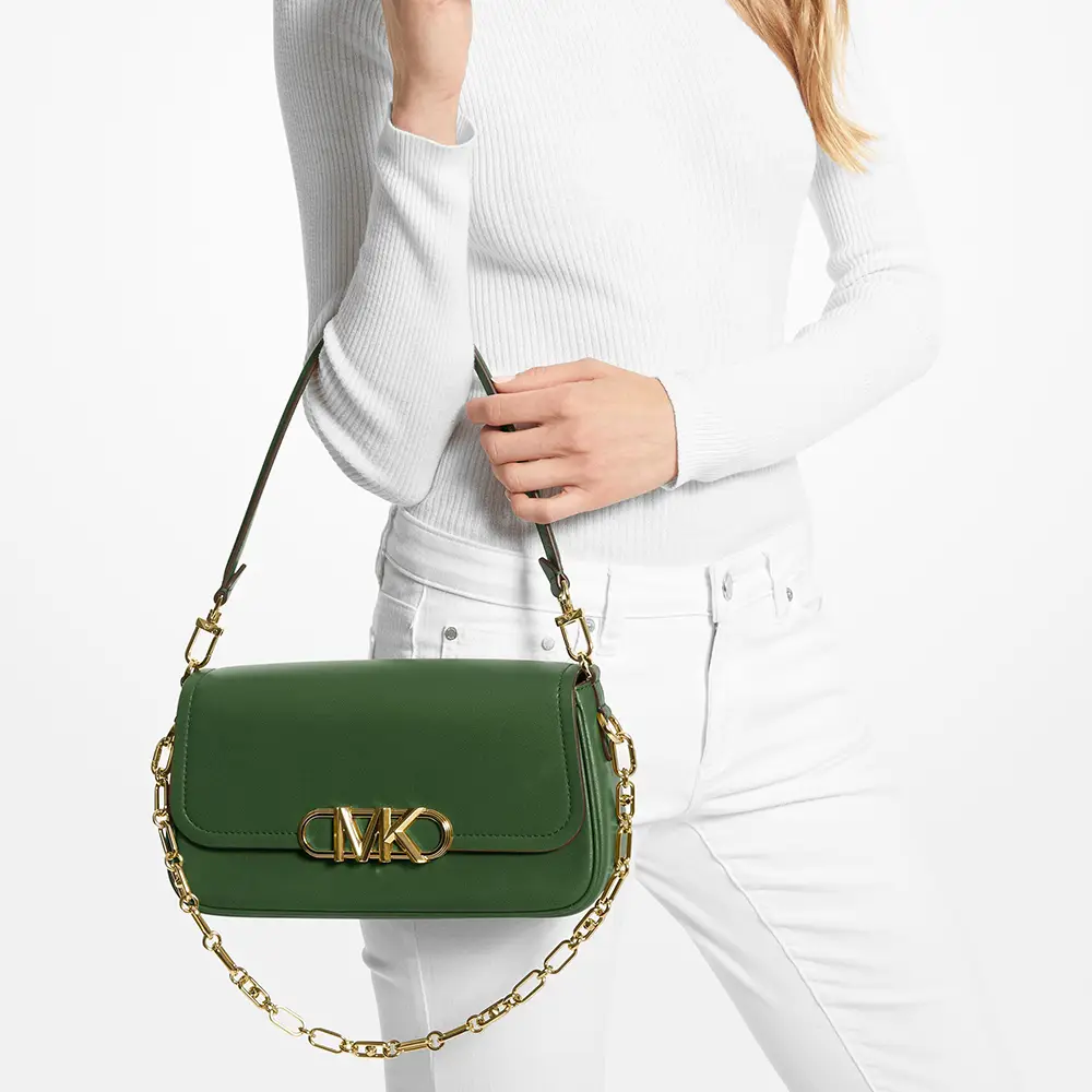 Michael Kors Parker Medium Leather Shoulder Bag Amazone Michael Kors Parker Medium Leather Shoulder Bag Amazone