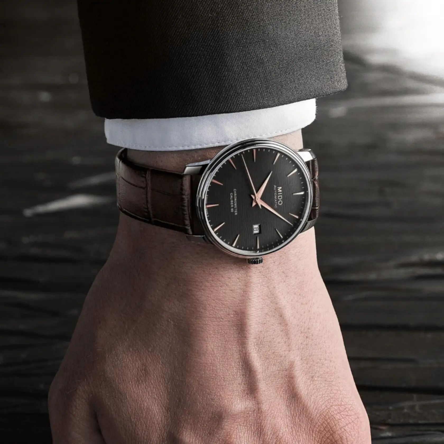 Mido baroncelli chronometer silicon hotsell