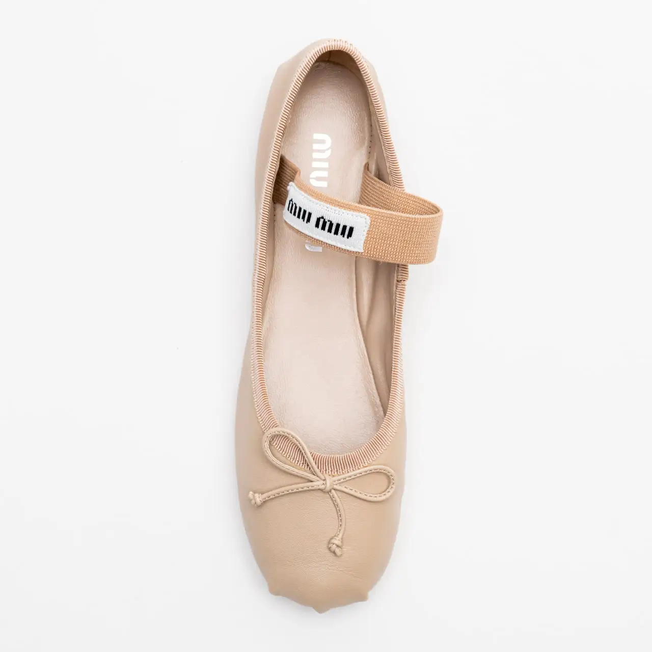 miumiu バレリーナ 37.5 Water lily Miu Miu: Women's Ballerina Shoe (Water Lily) | DSMNY E-SHOP