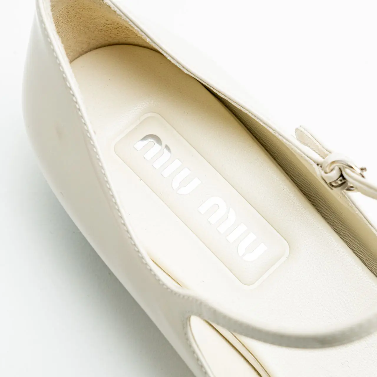 Miu miu slingback flats sale
