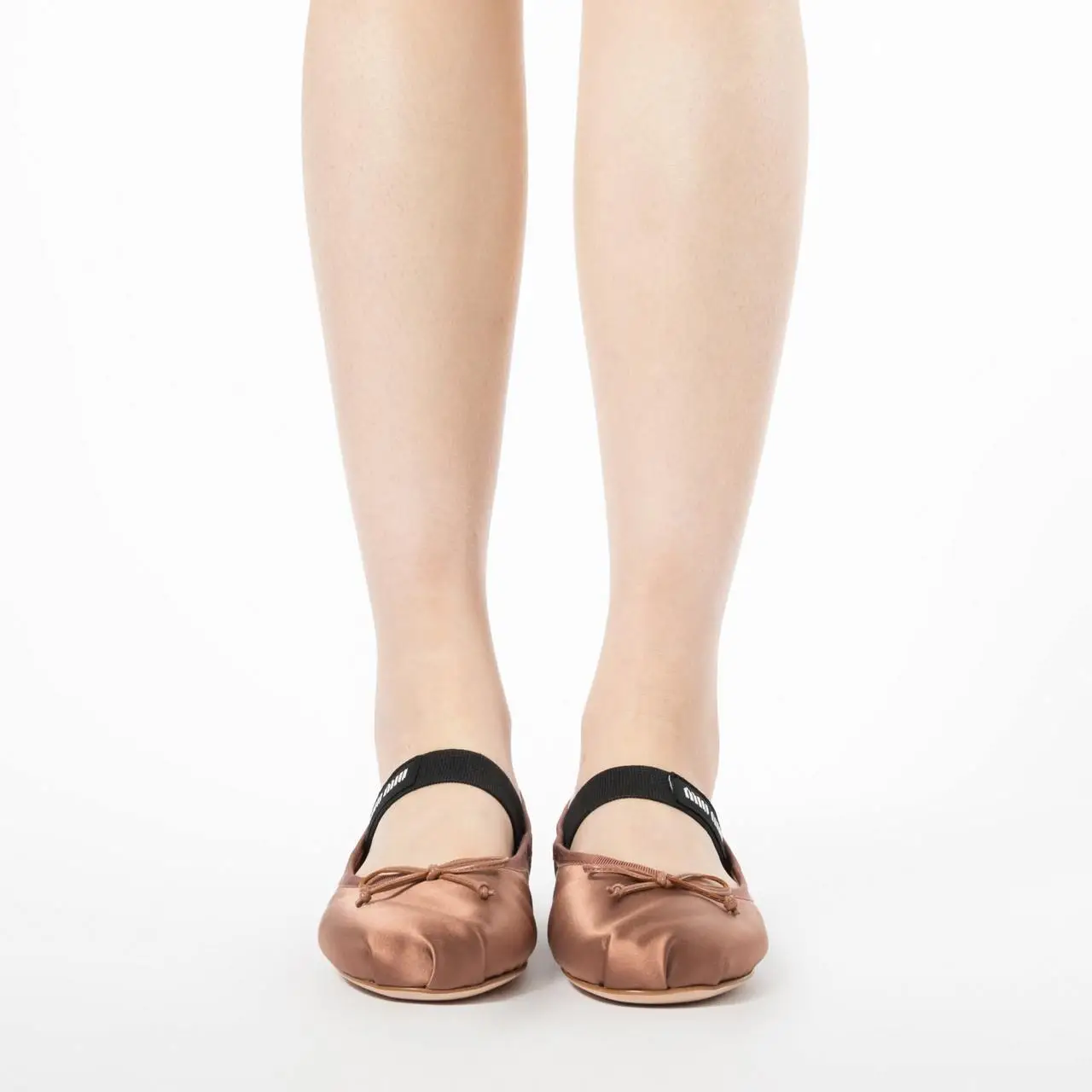 Miu Miu Satin Ballerina with Elastic Band Cocoa Brown – voilà.id Miu Miu Satin Ballerina with Elastic Band Cocoa Brown – voilà.id