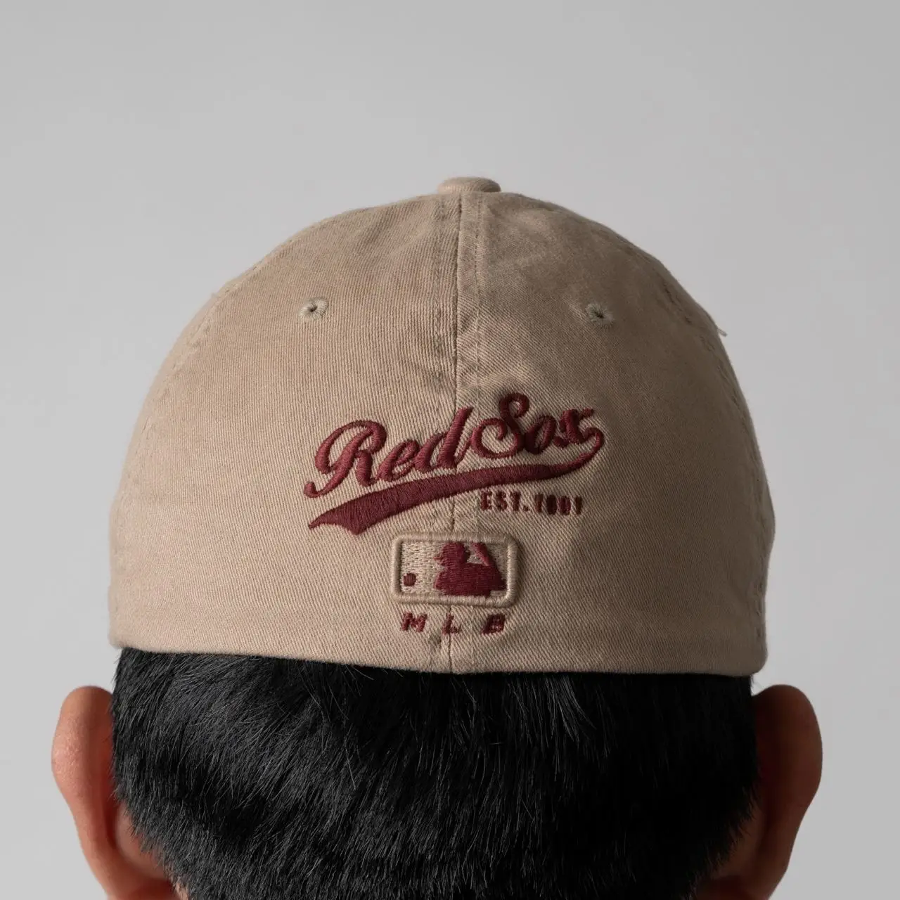 MLB Boston Redsox Fielder Ball Cap Brown/Red – voilà.id