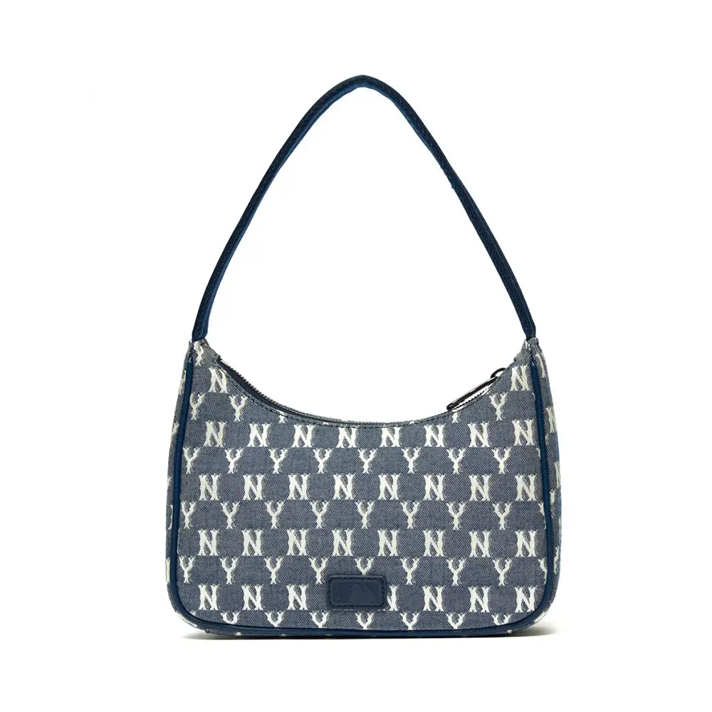MLB NY Yankees Monogram Hobo Bag Denim Navy – voilà.id