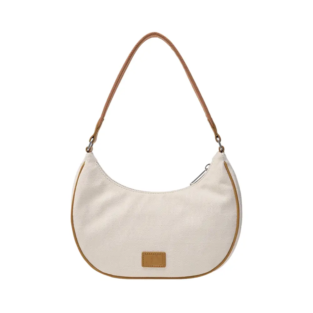 ☆MLB Korea☆ Basic Athleisure Hobo Bag NY Cream Basic Athleisure Hobo Bag New York Yankees