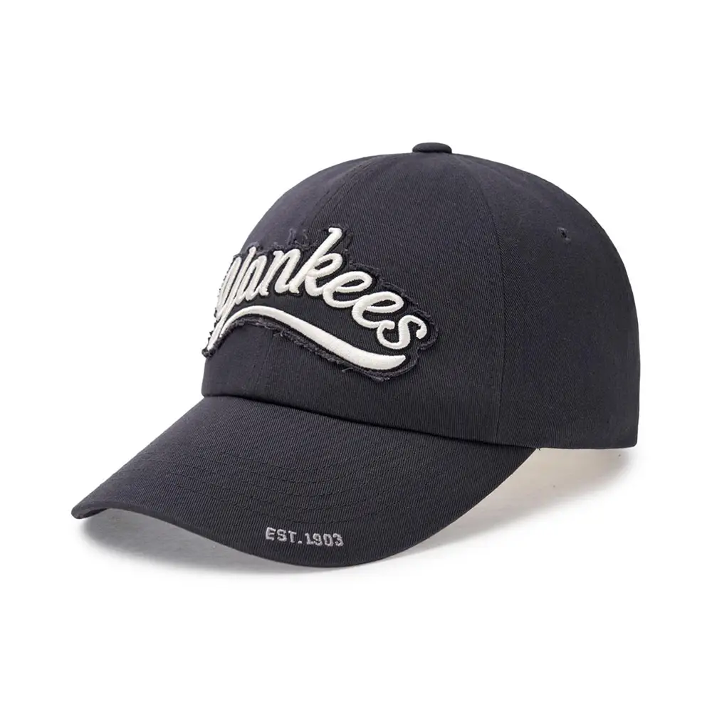MLB公式正規品 キャップ Rookie Struck Ball Cap NY (Black) MLB Unisex Rookie Unstructured Ball Cap NY Yankees Black
