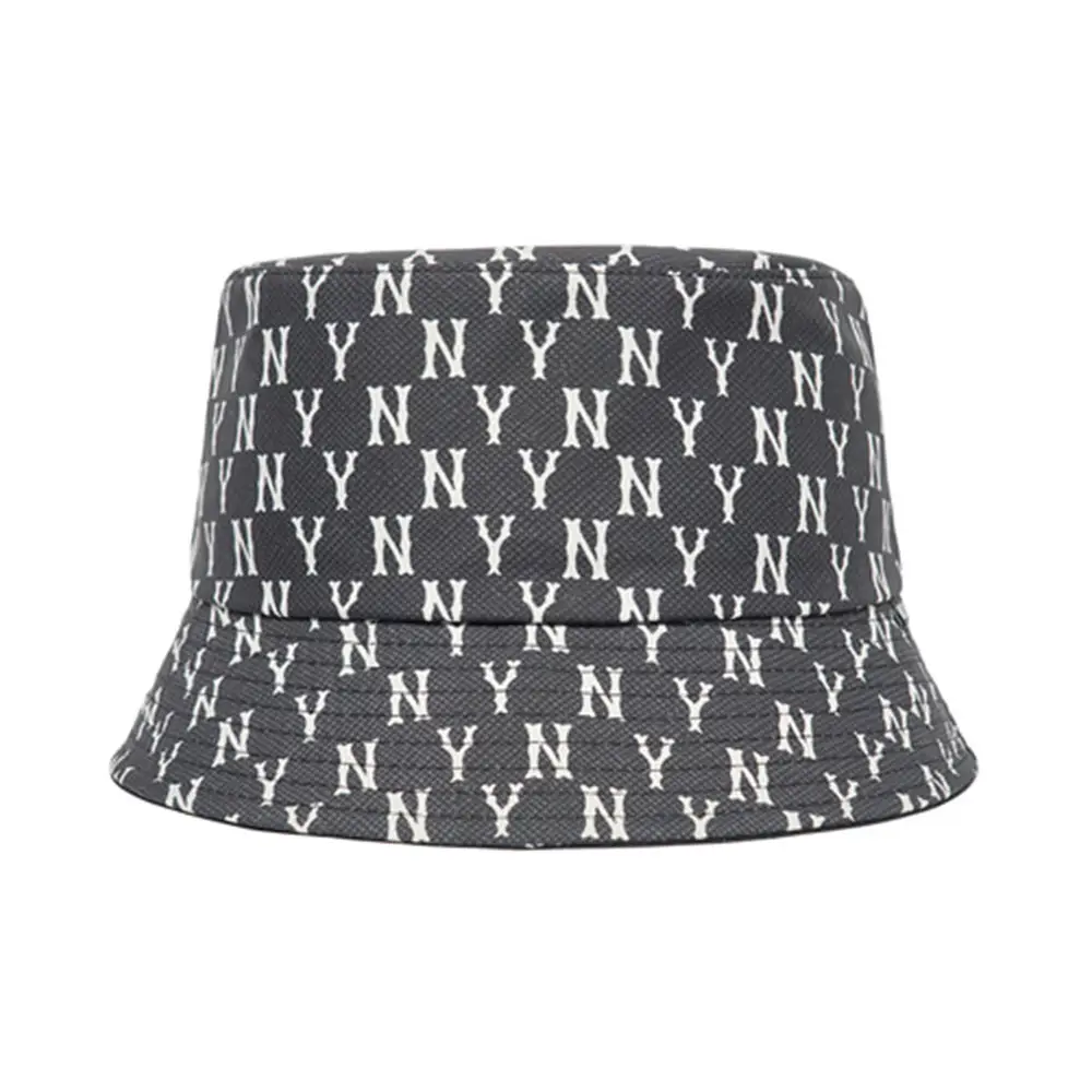 帽子・その他 MLB Korea Diamond Monogram Bucket Hat NY Black Nón MLB Korea Diamond Monogram Bucket Hat New York Yankees