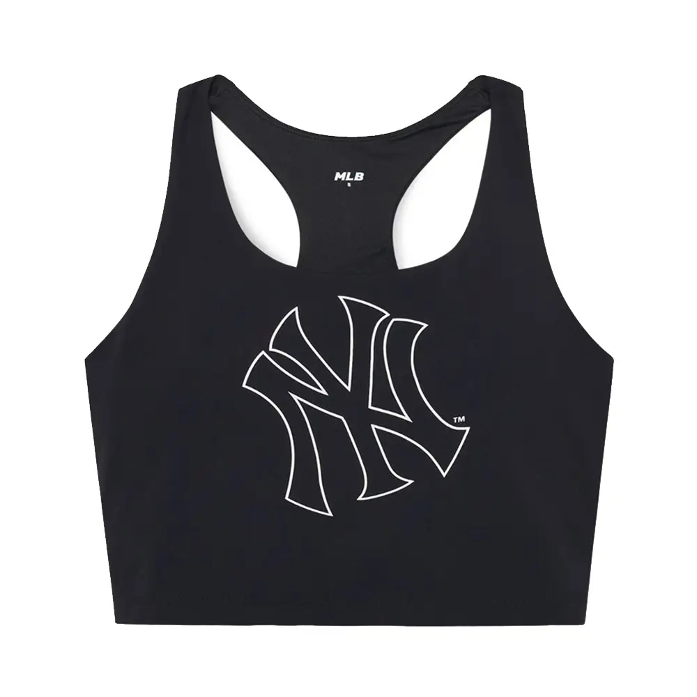[MLB] Basic Mega Logo Sleeveless T-shirt ★大人気★ MLB Unisex Basic Mega Logo Cool Tech Sleeveless Tee Shirt NY