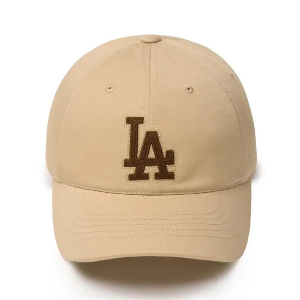 MLB LA Dodgers Medium Logo Unstructured Ball Cap Beige