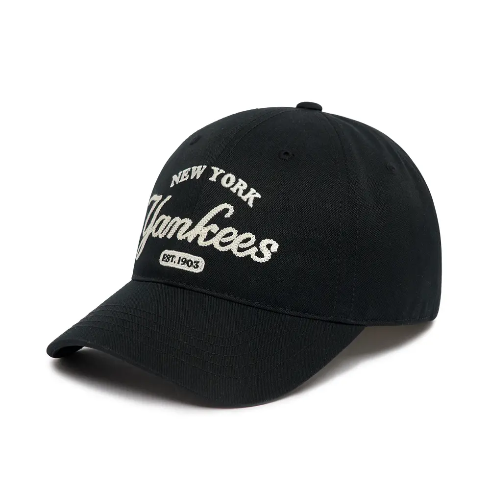 MLB NY Yankees Varsity Lettering Unstructured Ball Cap Black
