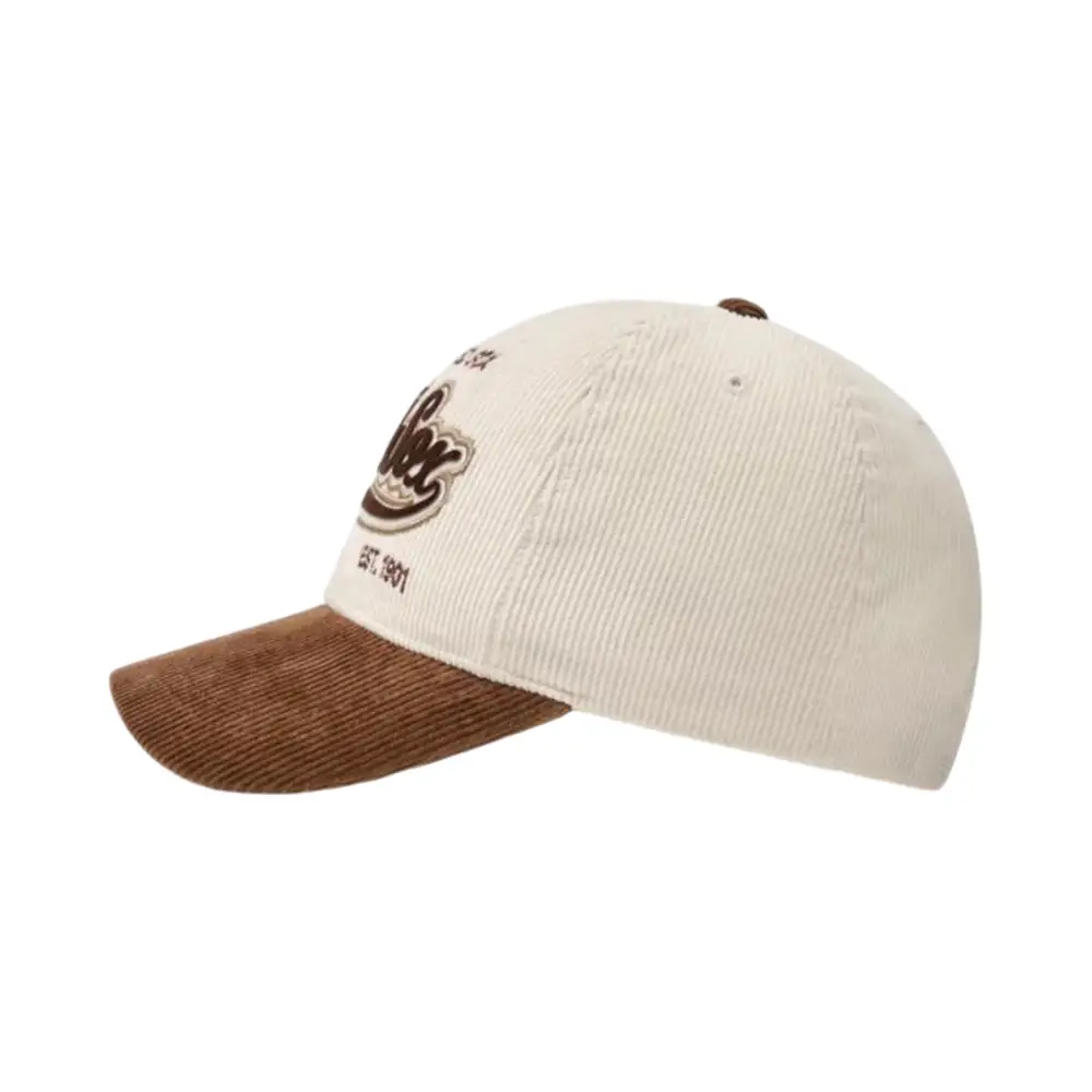 MLB Boston Redsox Varsity Corduroy Color Block Ball Cap