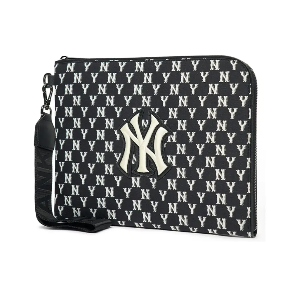 MLB NY Yankees Monogram Jacquard Small Digital Device Pouch