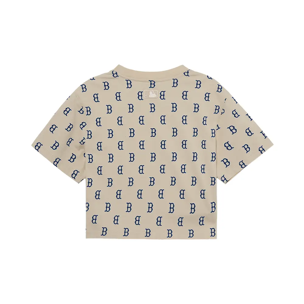[MLB] W's Classic Monogram JQD Crop T-shirt ★すぐ品切れ★ MLB] W's Classic Monogram JQD Crop T-shirt ☆すぐ品切れ