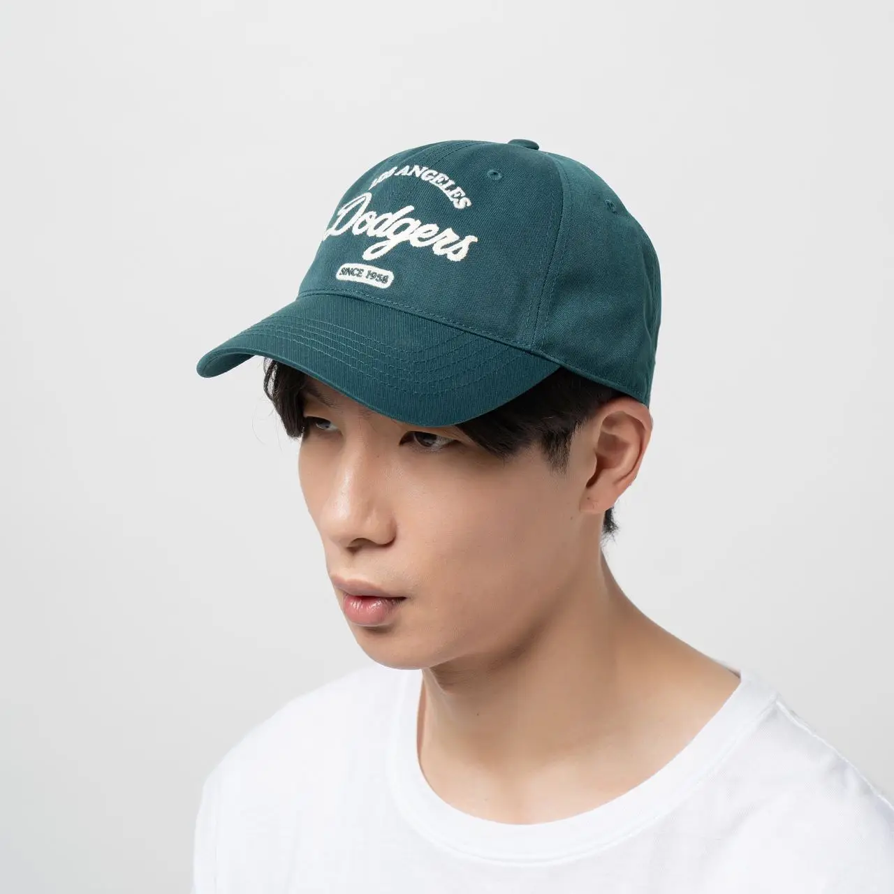 MLB LA Dodgers Varsity Lettering Unstructured Ball Cap Green