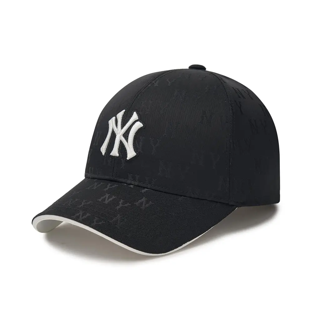 MLB NY Yankees Classic Jacquard Monogram Baseball Cap Black