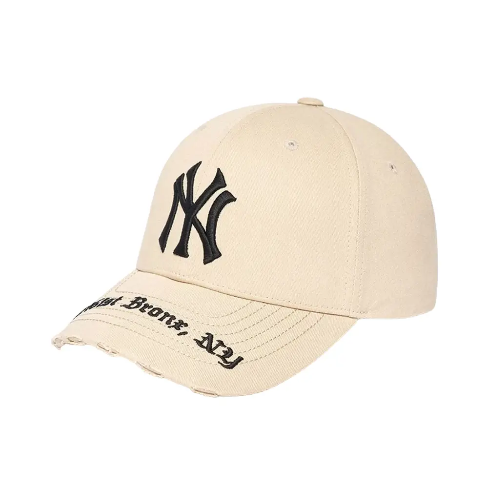 MLB公式正規品 キャップ Rookie Struck Ball Cap NY (Beige) MLB Unisex Rookie Unstructured Ball Cap NY Yankees Beige