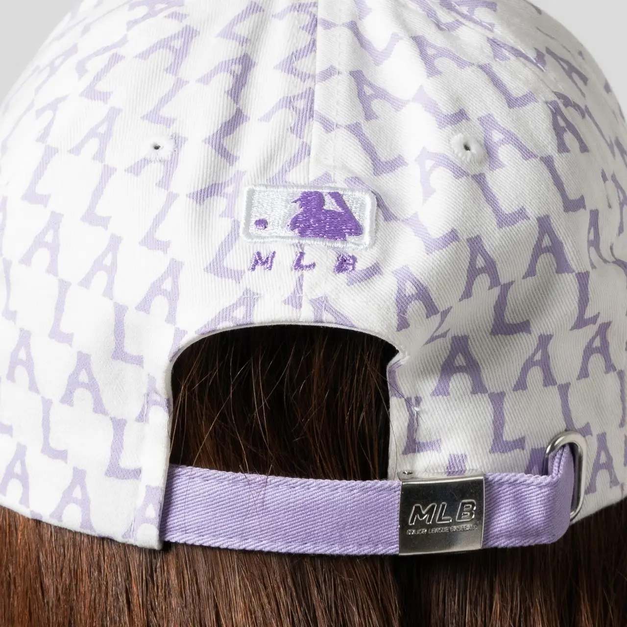 MLB LA Dodgers Monogram Pastel Ball Cap White – voilà.id