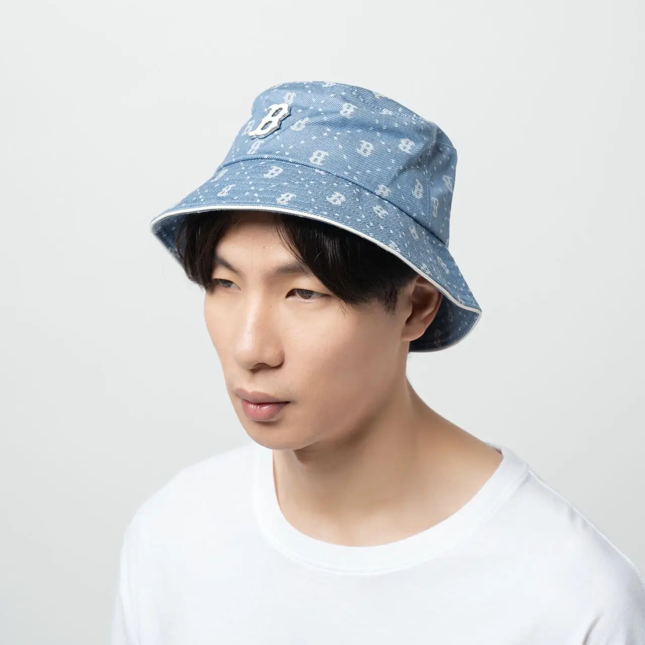◆ARCHIVE BOLD◆ RED MOSS PATCHED BUCKET HAT WHITE AB23SUCP0 MLB Boston Redsox Denim Dia Monogram Bucket Hat – voilà.id