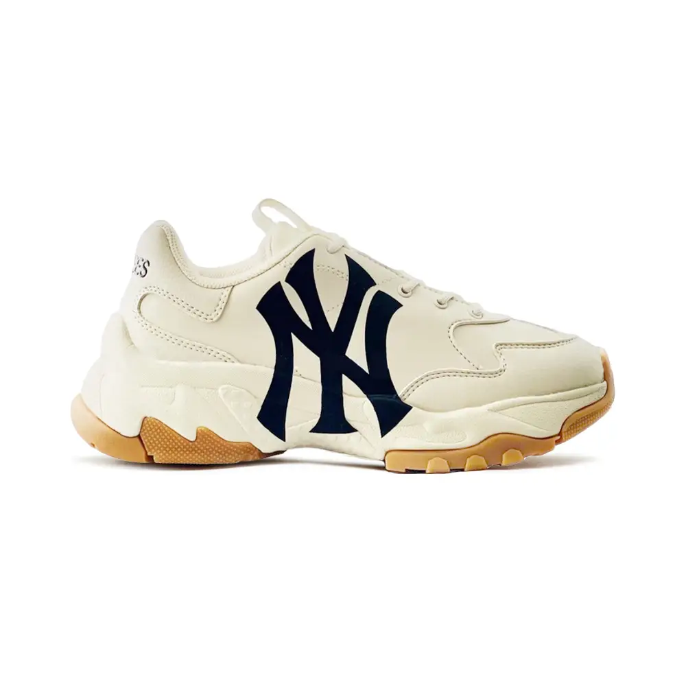 MLB公式正規品 スニーカー Big Ball Chunky ANY (L.Beige) MLB Unisex Big Ball Chunky Mono NY Yankees Ivory | Comfort