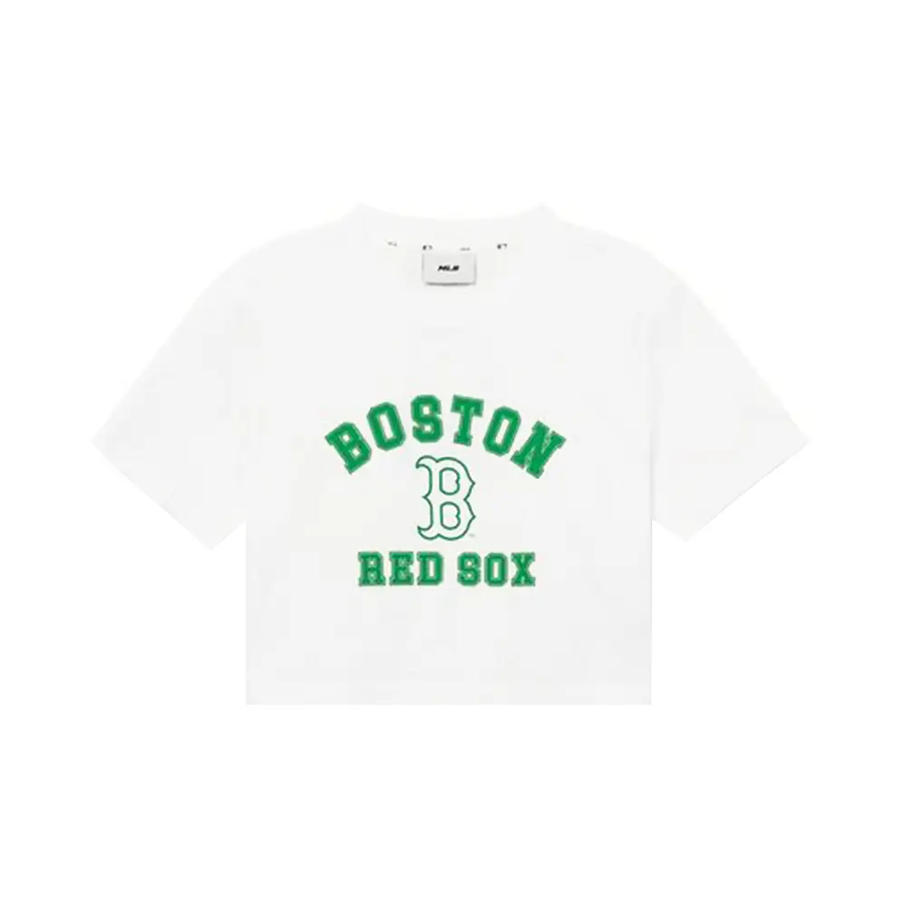[MLB] W's Classic Monogram JQD Crop T-shirt ★すぐ品切れ★ Áo croptop MLB Women's Classic Monogram Cropped T-Shirt New