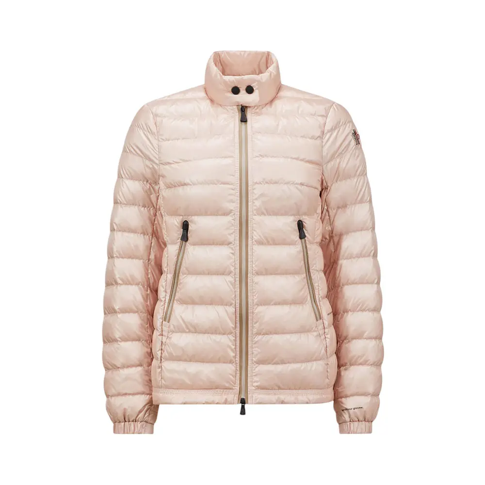 Moncler Pontaix Short Down Jacket Milk Pink Women – voilà.id