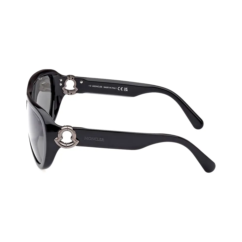Moncler Anodize Aviator Sunglasses Black – voilà.id