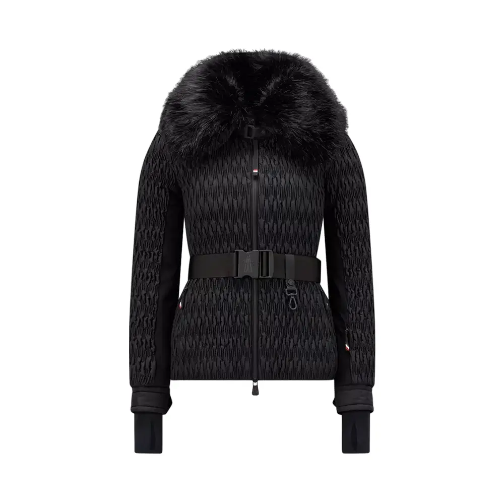 【23AW NEW】MONCLER_woman/ダウンジャケット /White Black Navy Buy Moncler x adidas Beiser Short Down Jacket 'Black