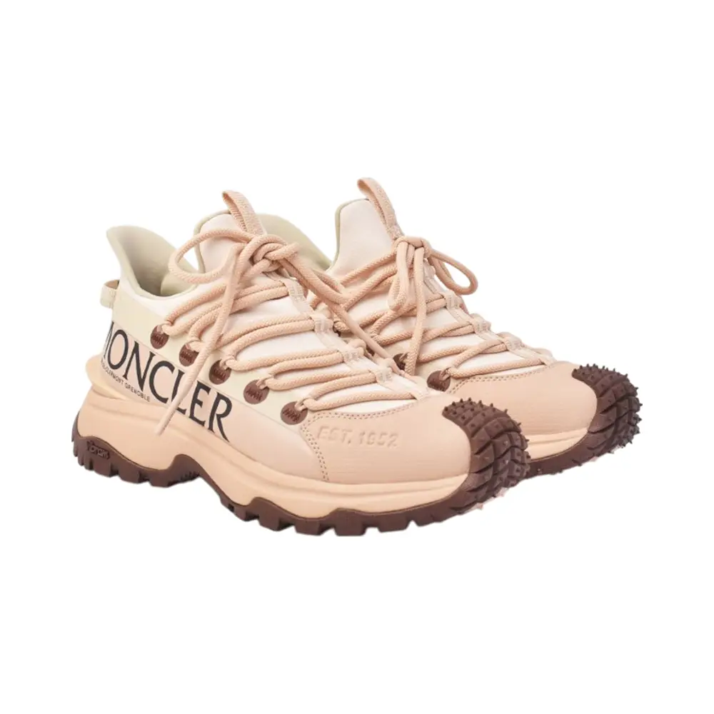 MONCLER☆TRAILGRIP ライト2 スニーカー BEIGE 36 LADIES MONCLER | Trailgrip Lite2 Low Top Sneakers | WHITE | Women