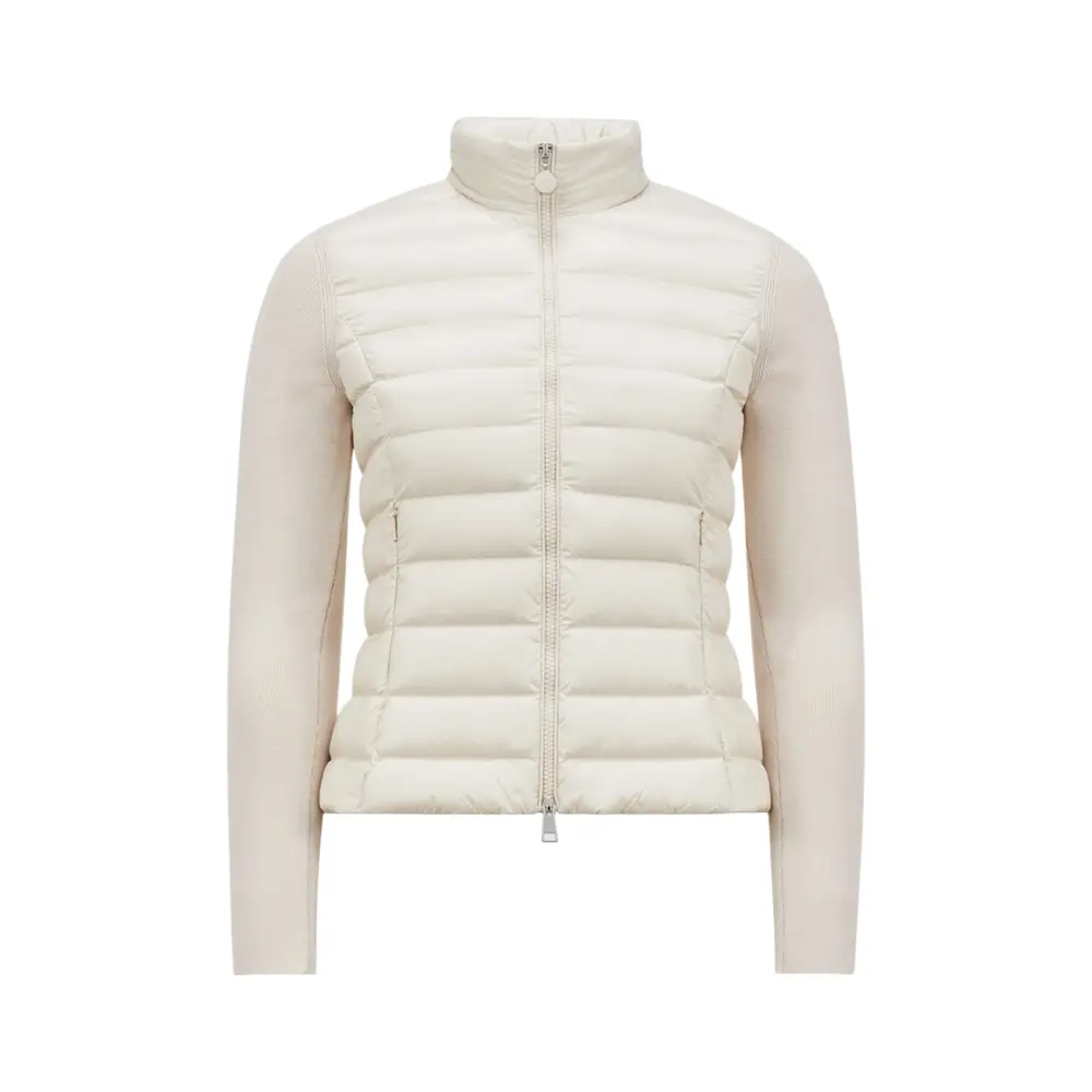Moncler Mauduit Packable 2-in-1 Short Down Jacket White