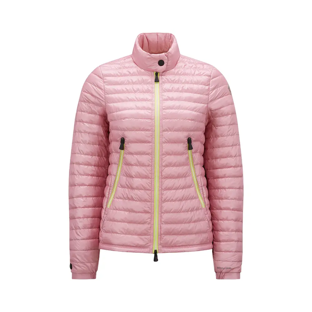 Moncler Pontaix Short Down Jacket Milk Pink Women – voilà.id