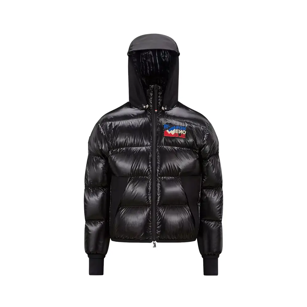 Moncler Marcassin Short Down Jacket Black – voilà.id