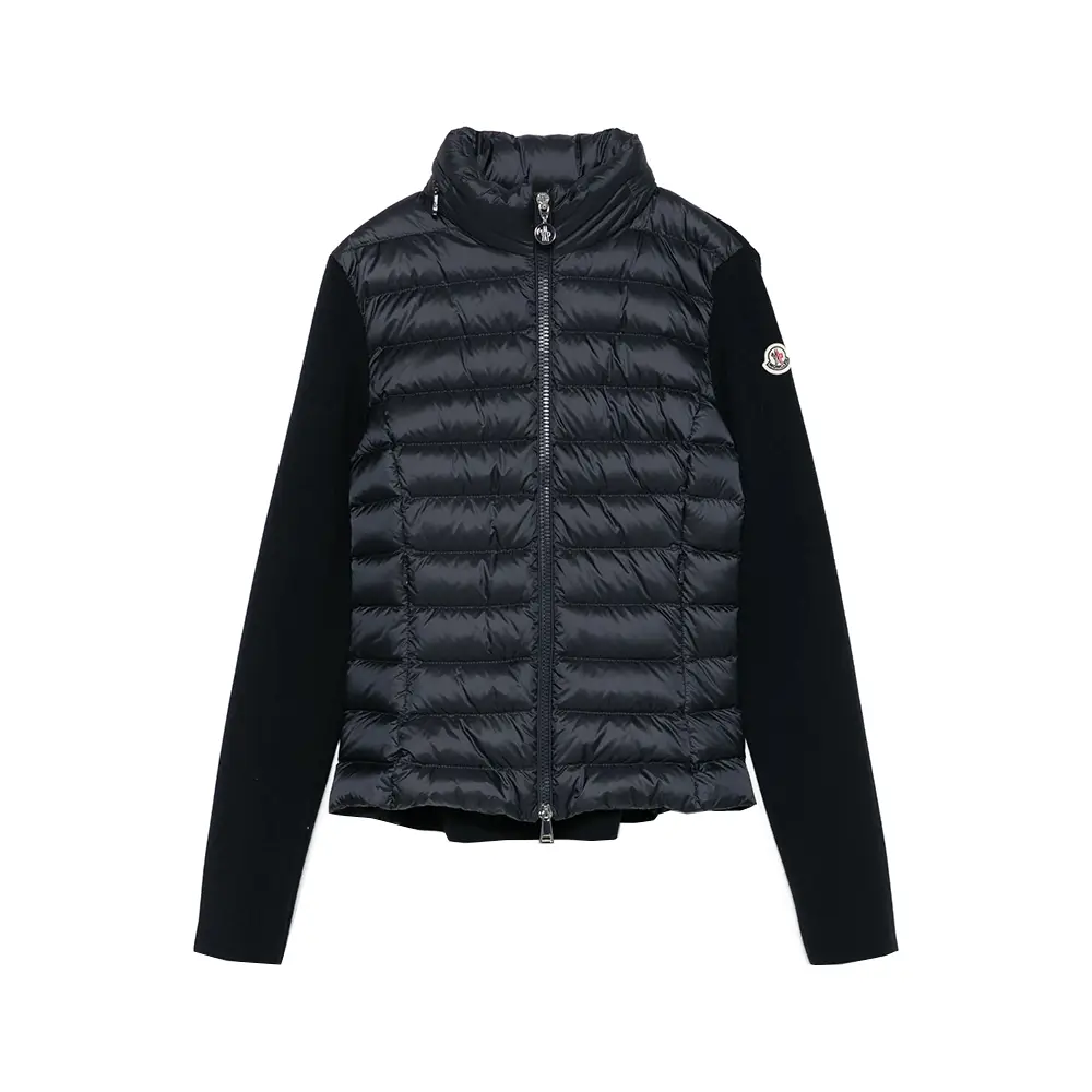 MONCLER◇Wool & Silk Jumper/XS/ウール/PNK/無地