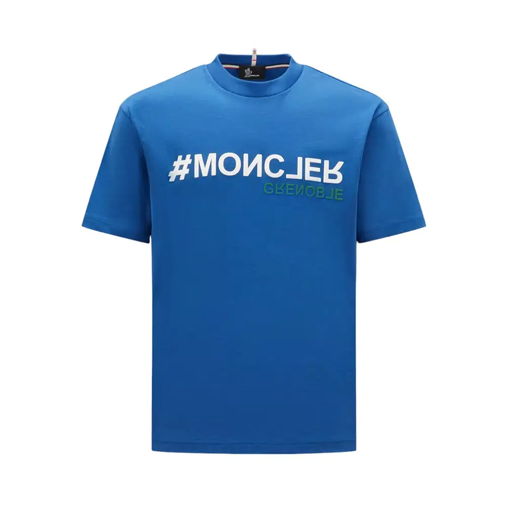 MONCLER GRENOBLE ビックロゴ Tシャツ Moncler Grenoble oversized logo t-shirt | BLACK | SEVENSTORE