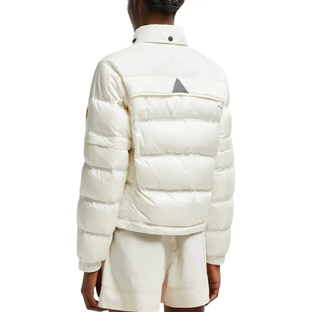 Moncler Mauduit Packable 2-in-1 Short Down Jacket White
