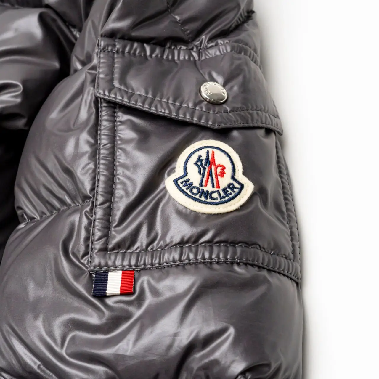 Moncler Kids Boys Manaem Down Jacket Dark Grey – voilà.id