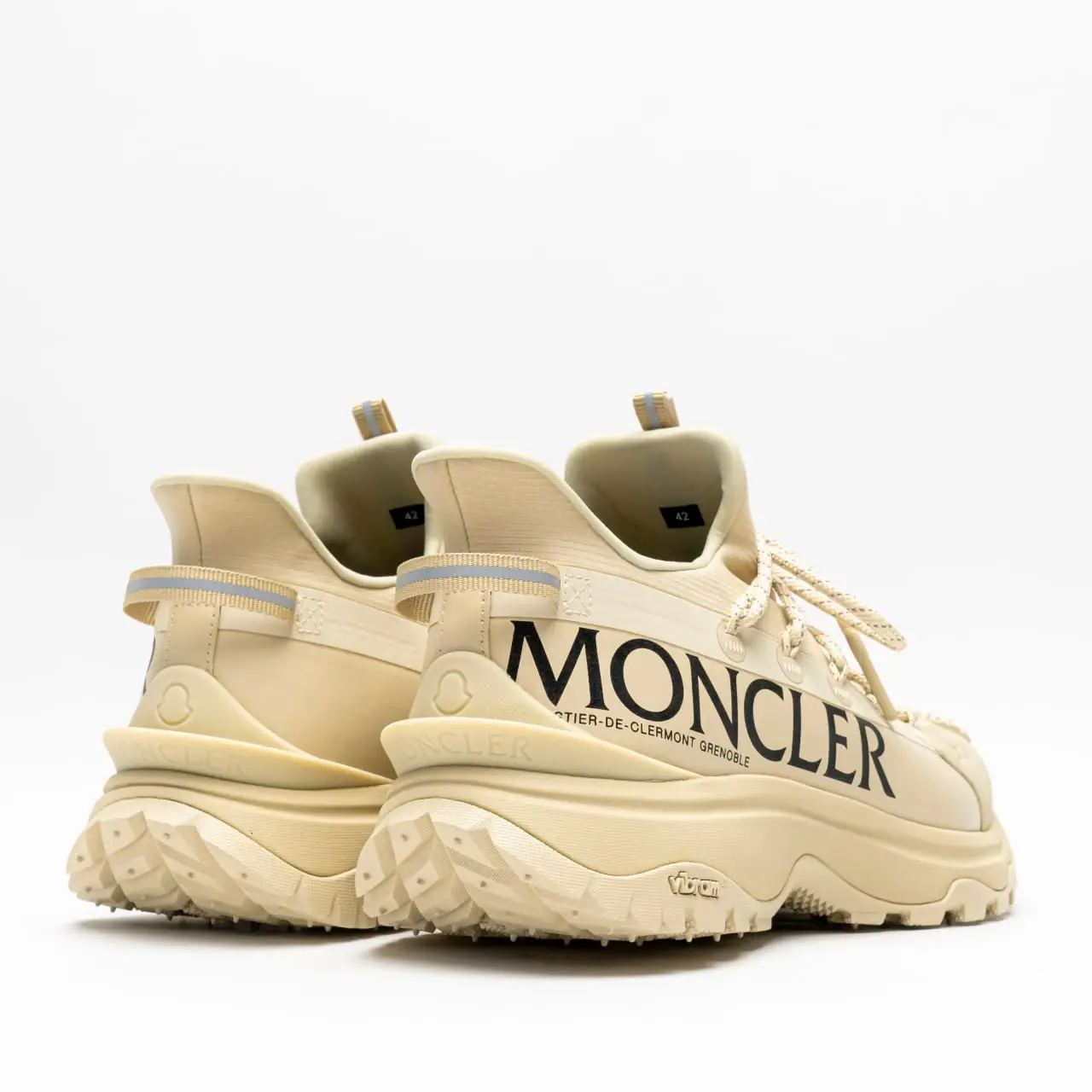スニーカー MONCLER SS25 Moncler Sneakers Beige (K109A4M00100 M555223S) Light Beige Trailgrip Suede & Leather Sneakers - Sneakers