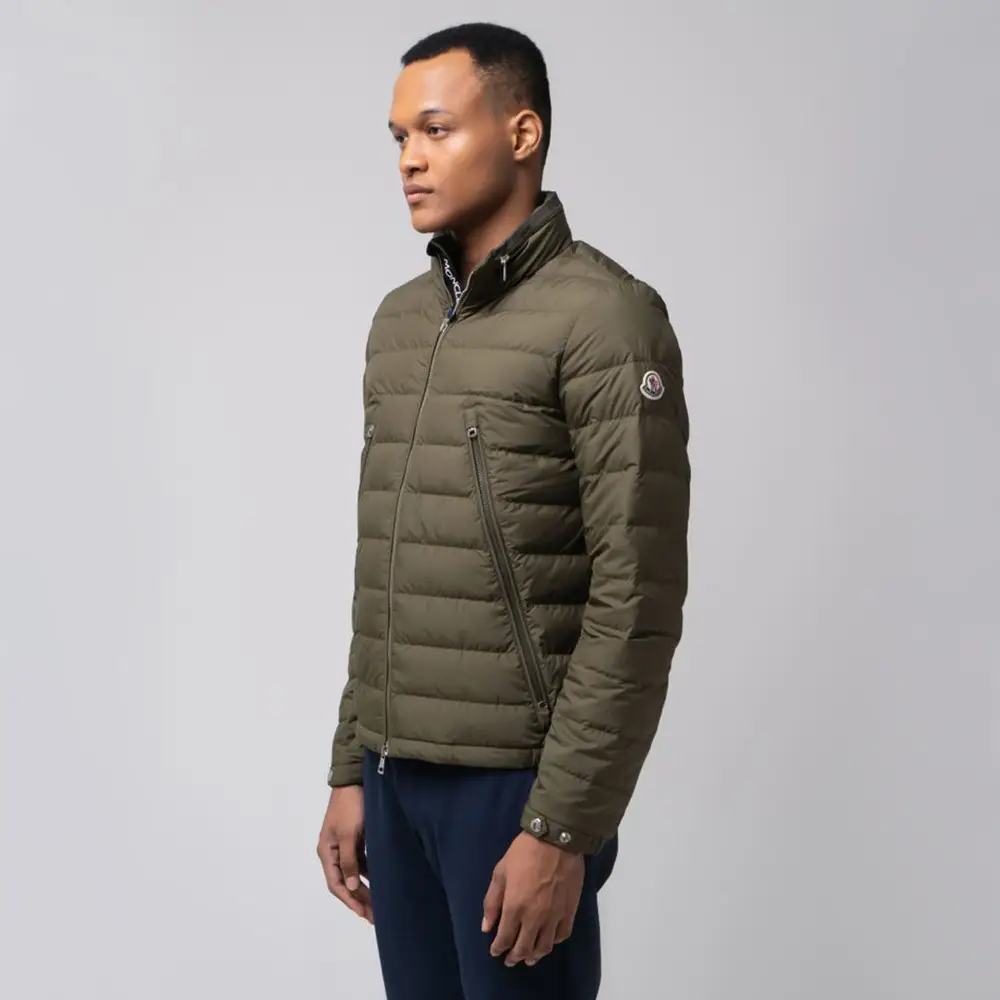 Moncler coat khaki on sale